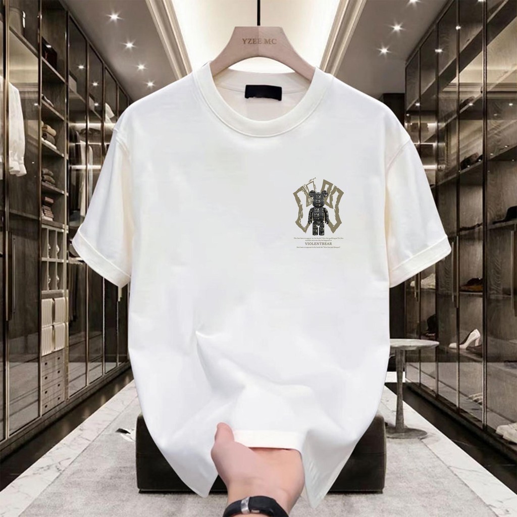 YOU-T [จัดส่งในประเทศไทย] เสื้อยืดคอกลม unisex,รูปแบบ "Y",ผ้าฝ้าย 100%,ไม่ยืด,เกรดสูง,สวมใส่สบายแฟชั่นสไตล์เกาหลี