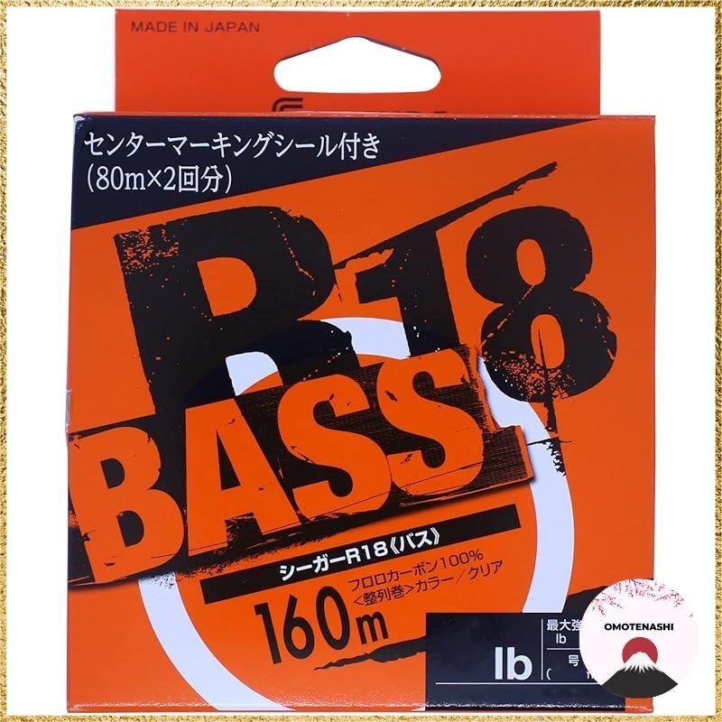 Seaguar (Seaguar) Line Seaguar R18 Bass 160m 14lb Transparent
Seaguar (Seaguar) Line Seaguar R18 Bas