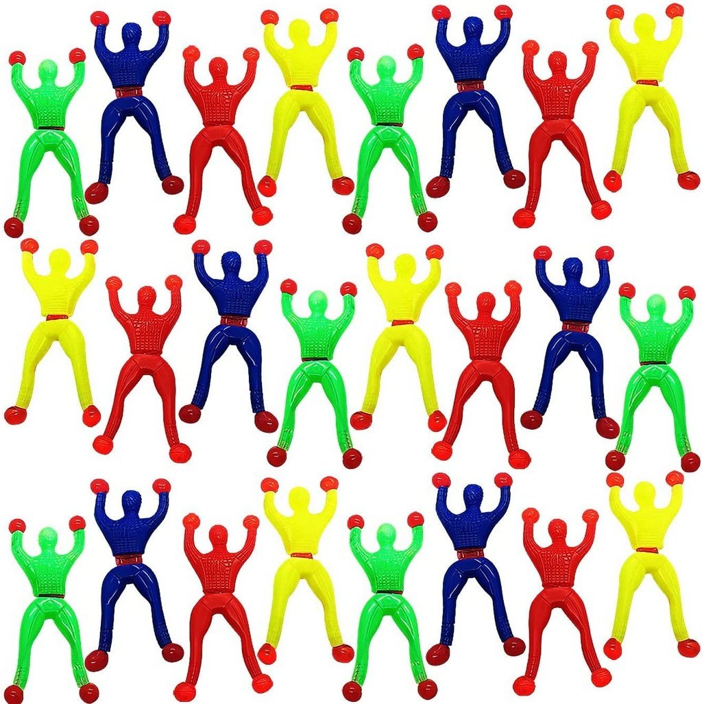 10pcs ความแปลกใหม่ Sticky Wall Climbing Climber ผู้ชายเด็กเด็กวันเกิด Party Favors อุปกรณ์ Pinata ฟิลเลอร์รักษากระเป๋าของขวัญ