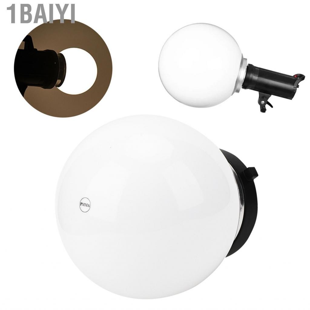 1baiyi Soft Light Ball Alloy 15 ซม. โป๊ะแฟลชทั่วไปสำหรับ Bowen BEA
