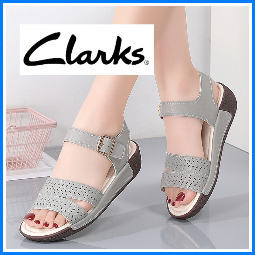 Ready STOCK รองเท้าผู้หญิง รองเท้าหนังลําลองผู้หญิง Clarks_ สุภาพสตรีรองเท้า Boat Shoes Flat Shoes ผ