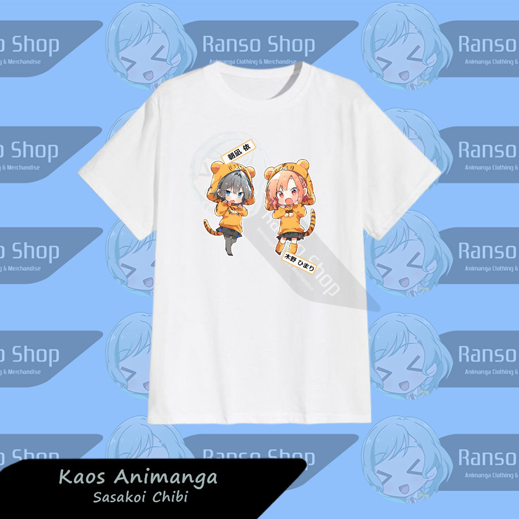 ใหม่ Ranso Kaos Sasakoi Asanagi Yori Kino Himari Chibi/Baju Whisper me a love Song Chibi/T-shirt Sas