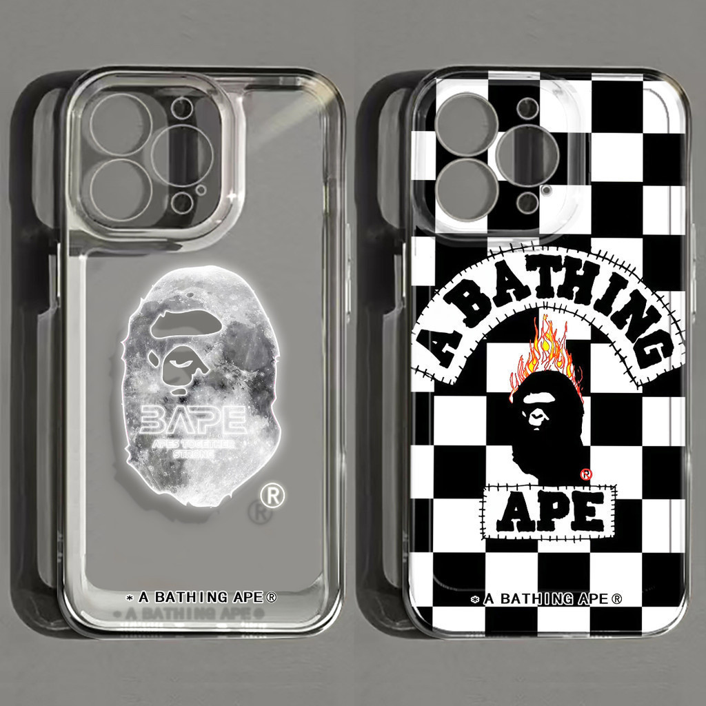 BAPE เคสโทรศัพท์ที่ทันสมัยและทนทานสําหรับiPhone 11 12 13 14 15 Pro Maxเคสโทรศัพท์ 12 13 Pro Max 14 1