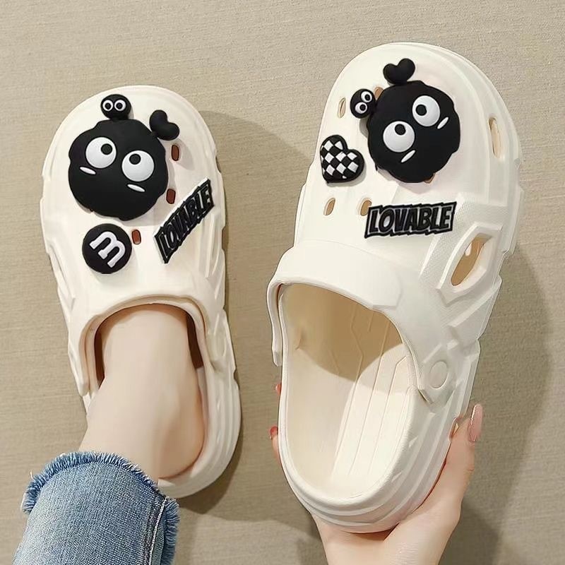 👟 สินค้าพร้อมส่ง (COD) | Sunny Vibe  - รองเท้าแตะสไตล์สดใส น่ารัก น้ำหนักเบา ดีไซน์ที่สามารถปรับเปลี่ยน DG-TNXC0825 รองเท้าแตะ พื้นหนา เพิ่มสูง ด้านล่างกันลื่น พร้อมส่ง - รูปที่ 2