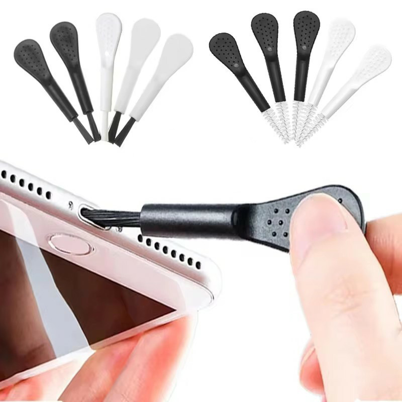 1/3 ชิ้น Universal Mini แปรงทําความสะอาด-พอร์ตชาร์จเครื่องมือทําความสะอาด-สําหรับโทรศัพท์มือถือหูฟังบลูทูธคีย์บอร์ด-กําจัดฝุ่น-แปรง Mini Pore Gap เครื่องมือ