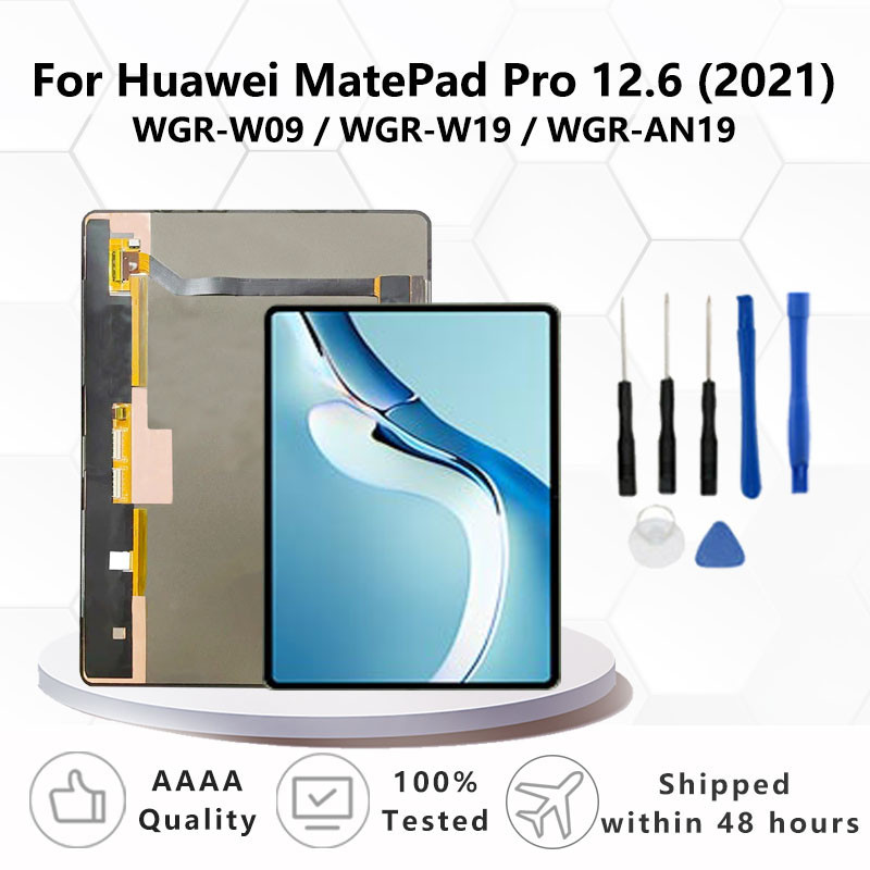 Oem สําหรับ Huawei MatePad Pro 12.6 2021 WGR-W09/W19/AN19 หน้าจอสัมผัส Digitizer แผงกระจกจอแสดงผล LC