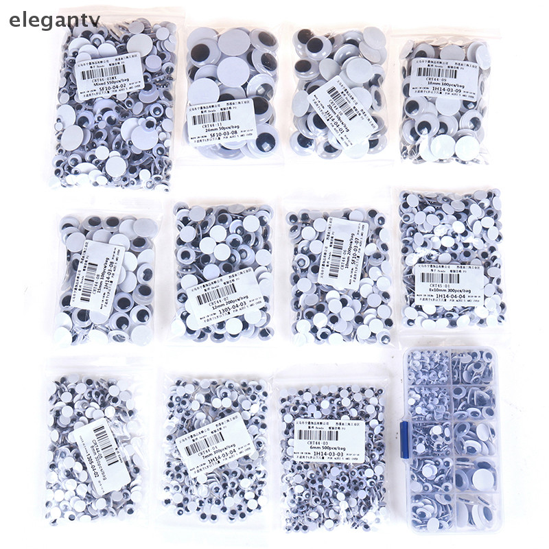 Egn Self-กาวผสมEyesสําหรับของเล่นตุ๊กตาGoogly wiggly eyes DIYอุปกรณ์เสริมN