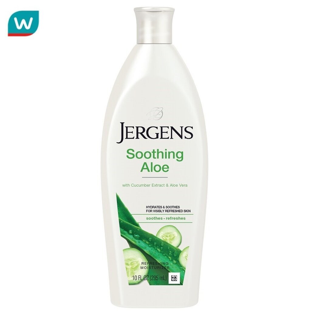 Jergens เจอร์เกนส์ ซูธติ้ง อโล รีเฟรชชิ่ง มอยส์เจอไรเซอร์ 295 มล.