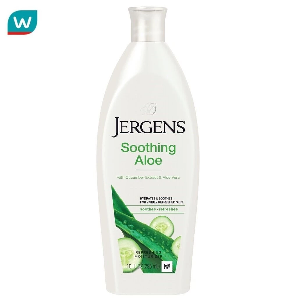 Jergens เจอร์เกนส์ ซูธติ้ง อโล รีเฟรชชิ่ง มอยส์เจอไรเซอร์ 295 มล.