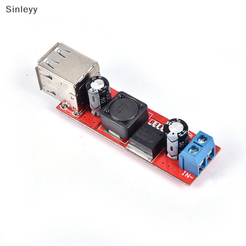 NLE 6V-40V 12V ถึง 5V 3A Dual USB Charger - โมดูลแปลงสเต็ปดาวน์ LM2596 N