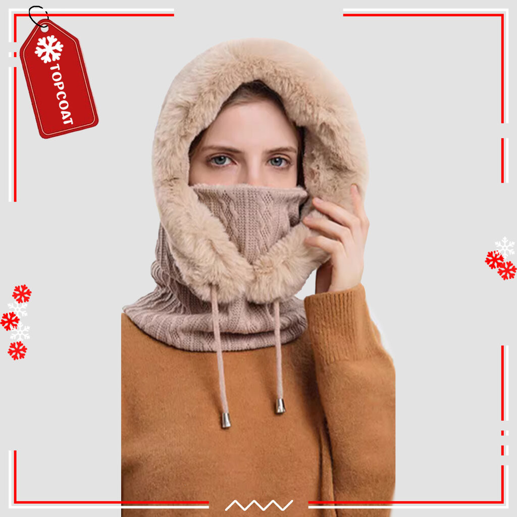 توب كوت طاقية مبطنة بفرو الغنم — صورة 3
