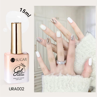 【Local】UR SUGAR 15ml Nude Nail Gel Polish กึ่งถาวรเคลือบเงา Soak Off Nail Art UV LED Gel