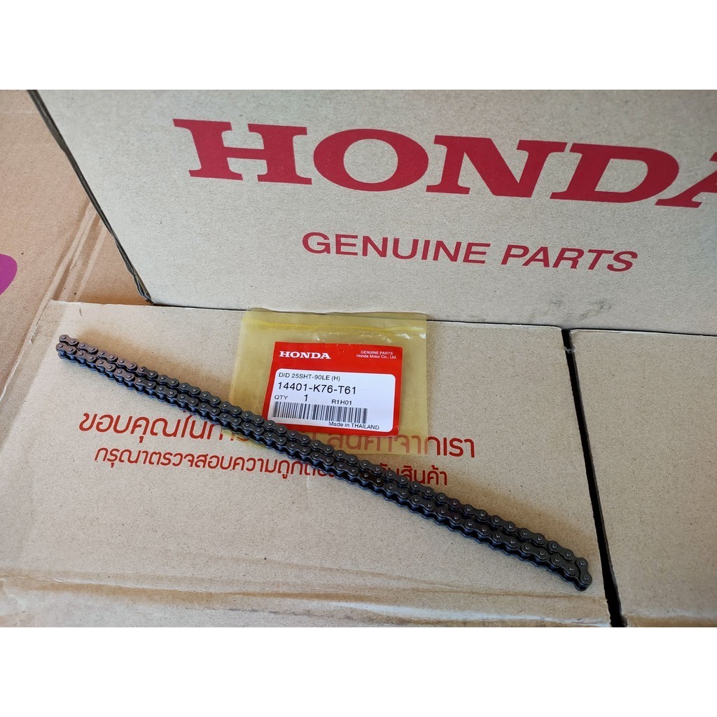 14401-K76-T61โซ่ราวลิ้นแท้เวฟ110iรุ่นปี2019-21 LED, SUPER CUB 2018-21LED,1เส้น