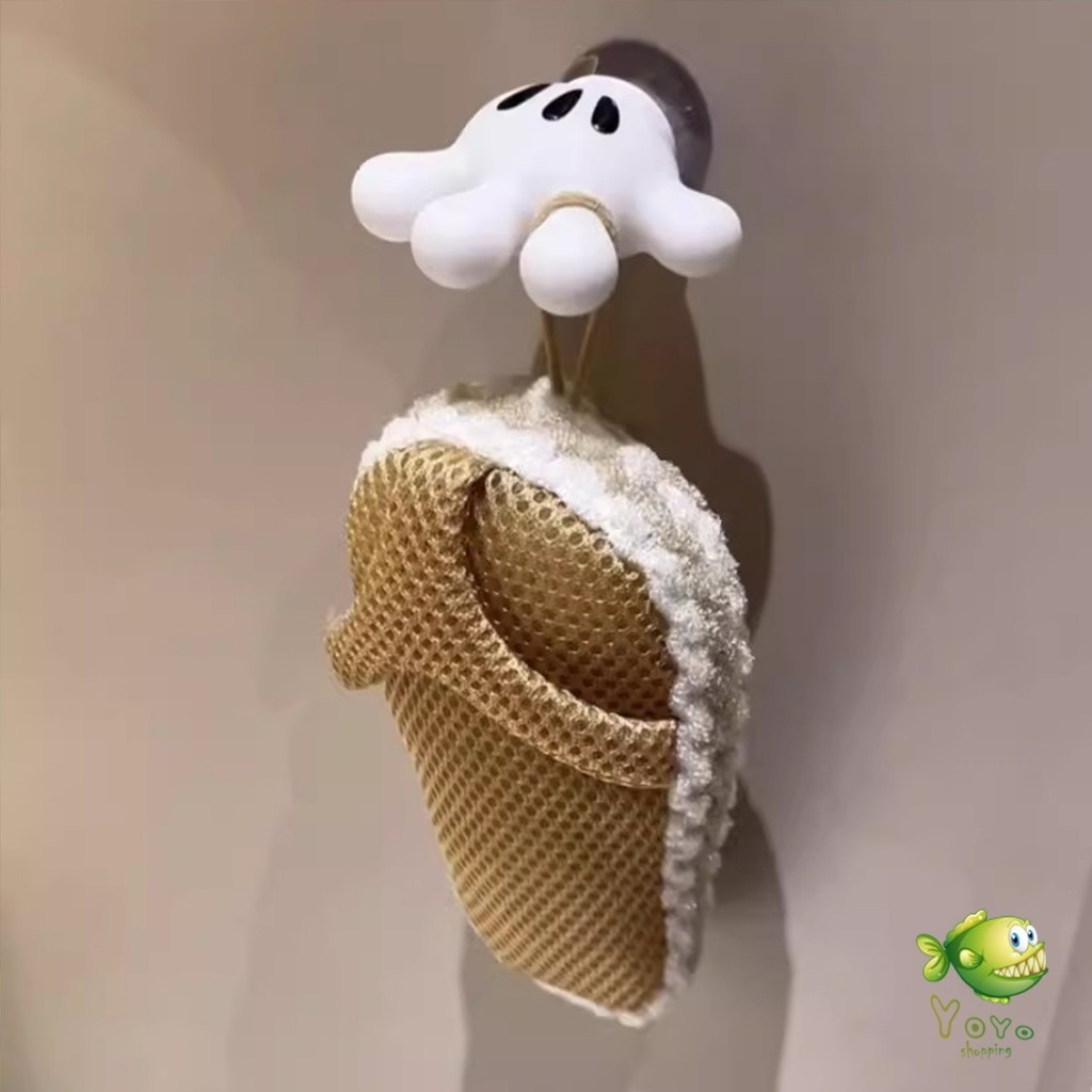 YOYO ตะขอแขวนแปรงสีฟัน รูปปาล์มการ์ตูน อุ้งมือ 3D ตะขอแขวนผนัง Toothbrush holder - รูปที่ 4