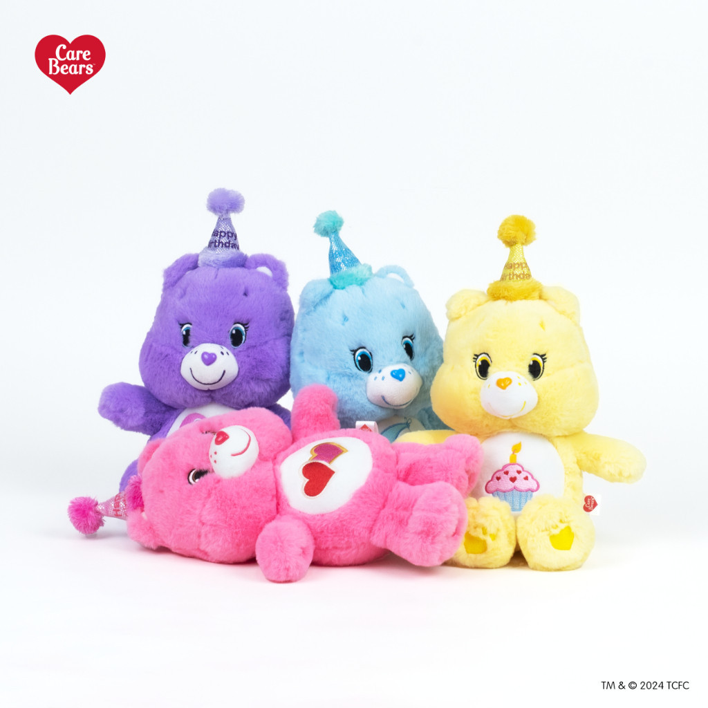 พวงกุญแจ ตุ๊กตาแคร์แบร์รุ่นวันเกิด (Care Bears Happy Birthday Collection)