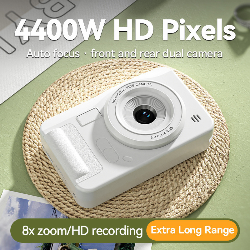 เครื่องการ์ด CCD ที่ขายดีที่สุด 8 ซม. HD กล้องคู่กล้องดิจิตอลสําหรับเด็กแบบพกพา