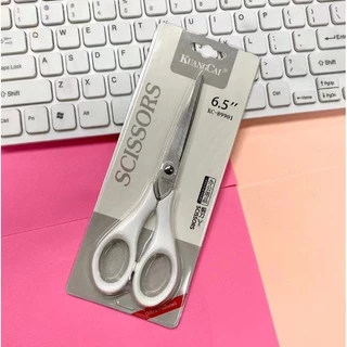 S0410 กรรไกรพาสเทล Kuangcai 6.5นิ้ว กรรไกร ตัดกระดาษ Stainless Steel กรรไกรอเนกประสงค์