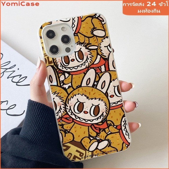 การ์ตูน เคส labb Popmart เคสไอโฟน11 12 13 14 15 Pro Max 7 8 Plus SE XS XR iPhone13 14 เคสไอโฟน เคสโท