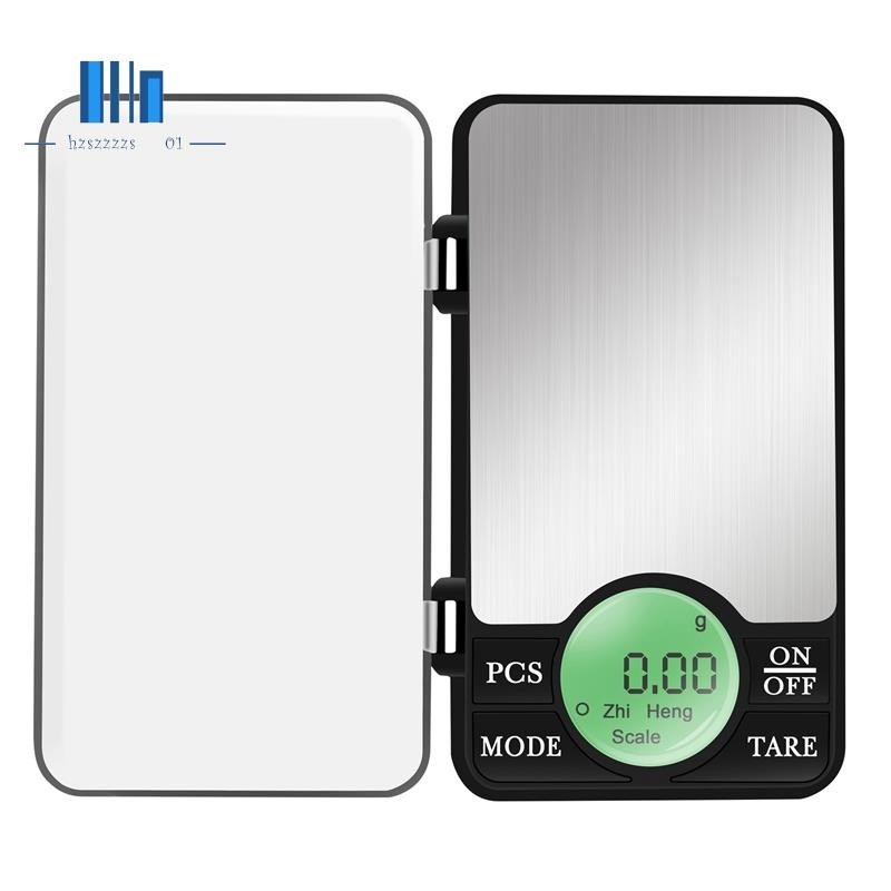 hzszzzzs01Precision 600g/0.01g Digital Pocket Scale Mini เครื่องประดับอิเล็กทรอนิกส์ 0.01 ผงเหรียญสมดุลชั่งน้ําหนัก Lcd Back-Lit
