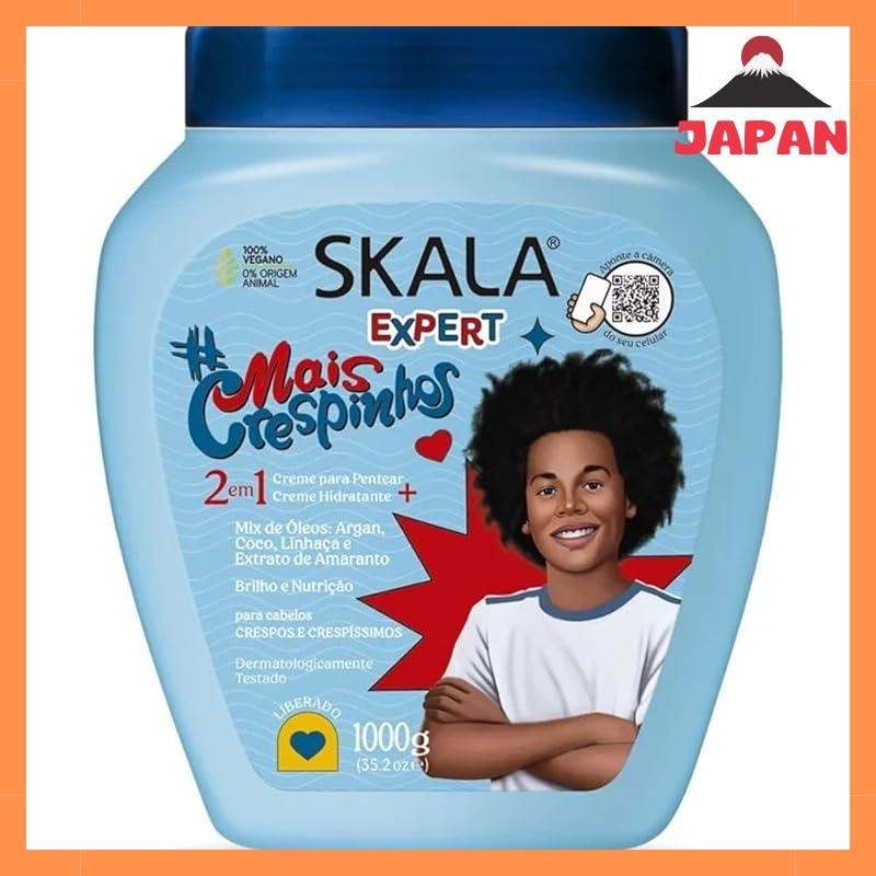Skala Expert #MaisCrespinhos Curl Expert Hair Treatment for Men 1kg for Curly and Afro Hair