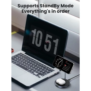 UGREEN รุ่น 90668 แท่นชาร์จโทรศัพท์มือถือไร้สาย Magnetic Wireless Charger Stand 20W Max Stand สำหรับ iPhone