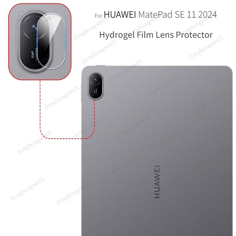 2 ชิ้นฟิล์มไฮโดรเจลนุ่มตัวป้องกันเลนส์สําหรับ Huawei MatePad SE 11 นิ้ว 2024 AGS6-W09 HD Clear Ultra Slim กล้องด้านหลังฝาครอบเลนส์ฟิล์มป้องกันนุ่ม - ไม่ใช่กระจกนิรภัย