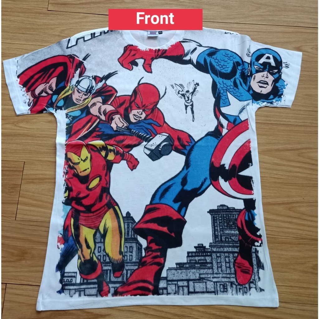 เสื้อยืดแขนสั้นคอกลม Avenger Marvel