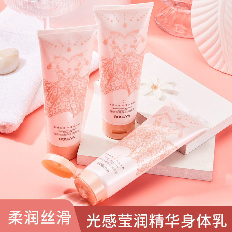 Spot Goods#Bosuya Wedding Dress Romantic Body Lotion Hydrating Moisturizing and Nourishing Anti-Dryi