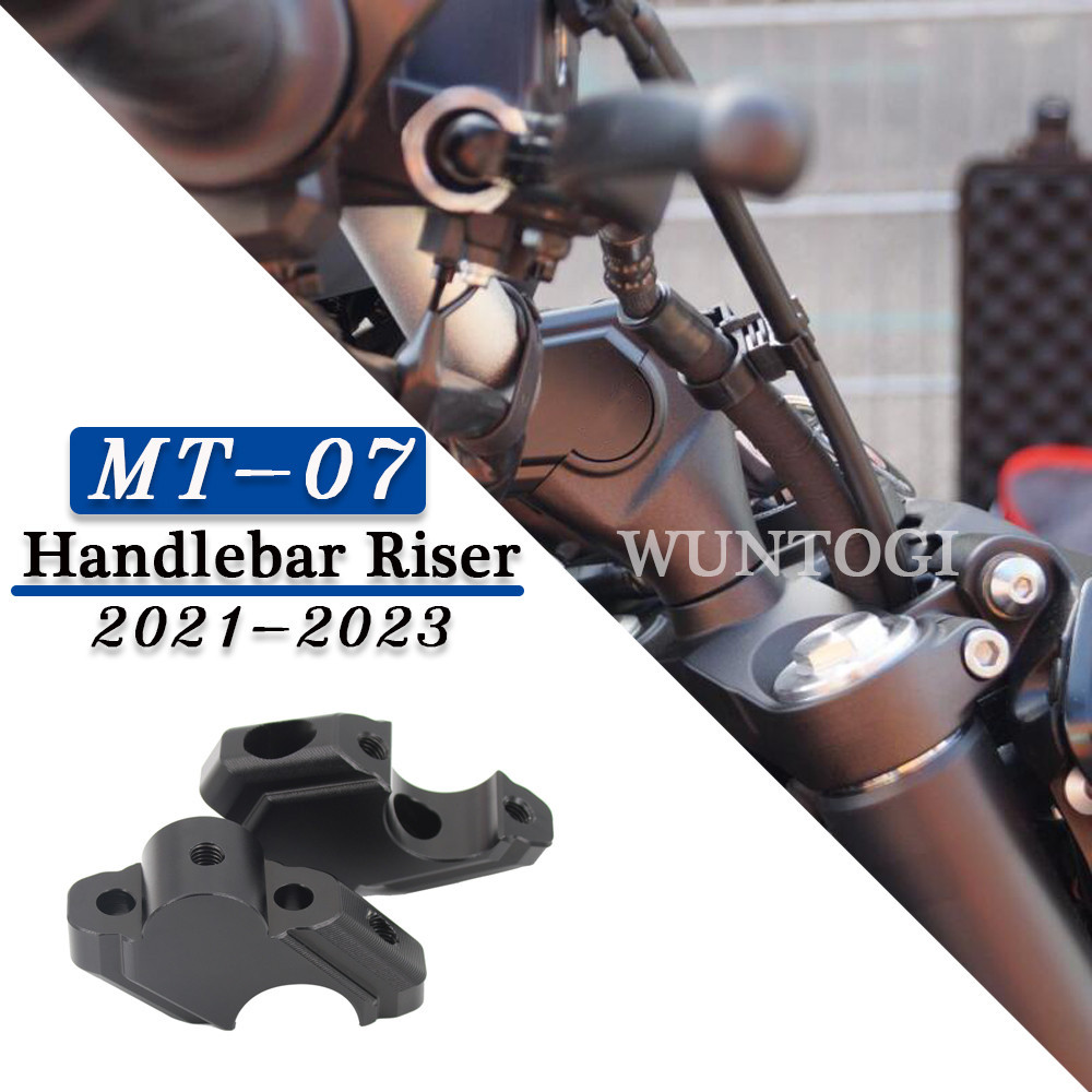 MT07อุปกรณ์เสริมสำหรับมือจับรถจักรยานยนต์ Up30mm ยึดสำหรับ Yamaha Mt 07 2021 2022 2023 21mm