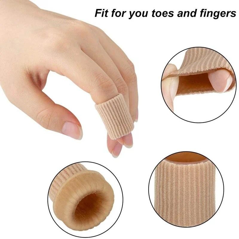 1pcs ผ้า Toe Separator Finger Protector Applicator ข้าวโพดแคลลัส Remover Bunion Corrector Pedicure Pain Relief Tube Foot Care - รูปที่ 4