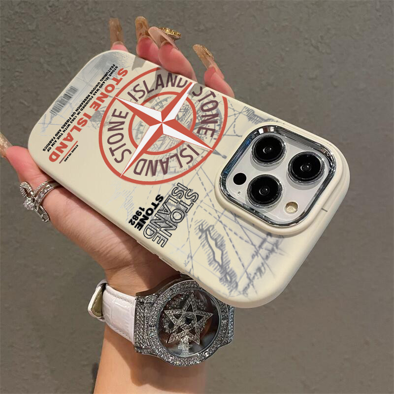 STONE ISLAND อินเทรนด์หินเกาะเคสโทรศัพท์ยี่ห้อhp Hp Samsung A02S M02S A03S A03 A05 A05S A12 A13 A04S