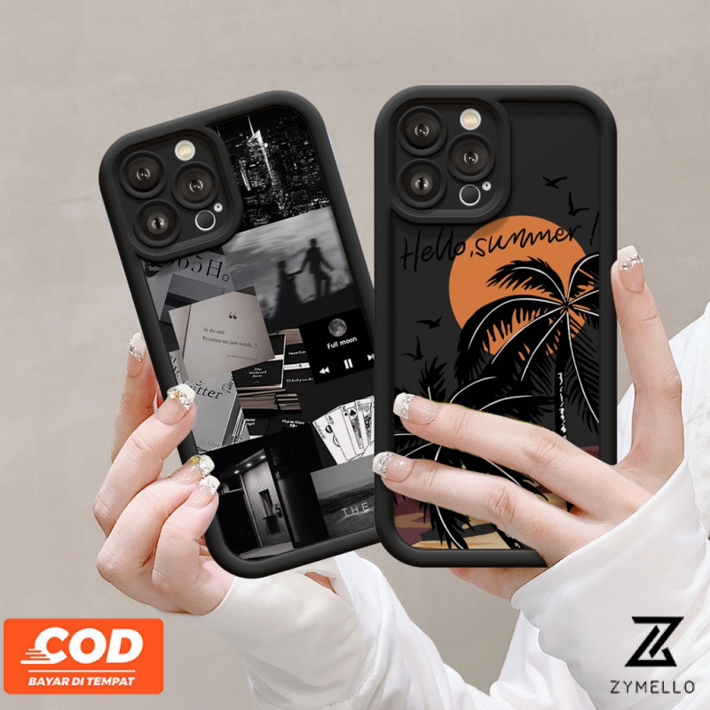 เคสโทรศัพท์ OPPO A3X A3 PRO A80 A60 A79 A38 A18 A17 A57 2022 4G A78 A58 A7 A5S A12 ภาพประกอบศิลปะกันกระแทกTPUโทรศัพท์มือถือกรณี