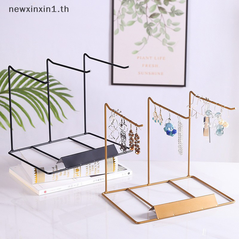 *NT* สาม- Desktop Storage Holder Lip และพวงกุญแจ Organizer จี้ Rack สําหรับ Shop Nail Art Display Rack เครื่องประดับแขวน {T}