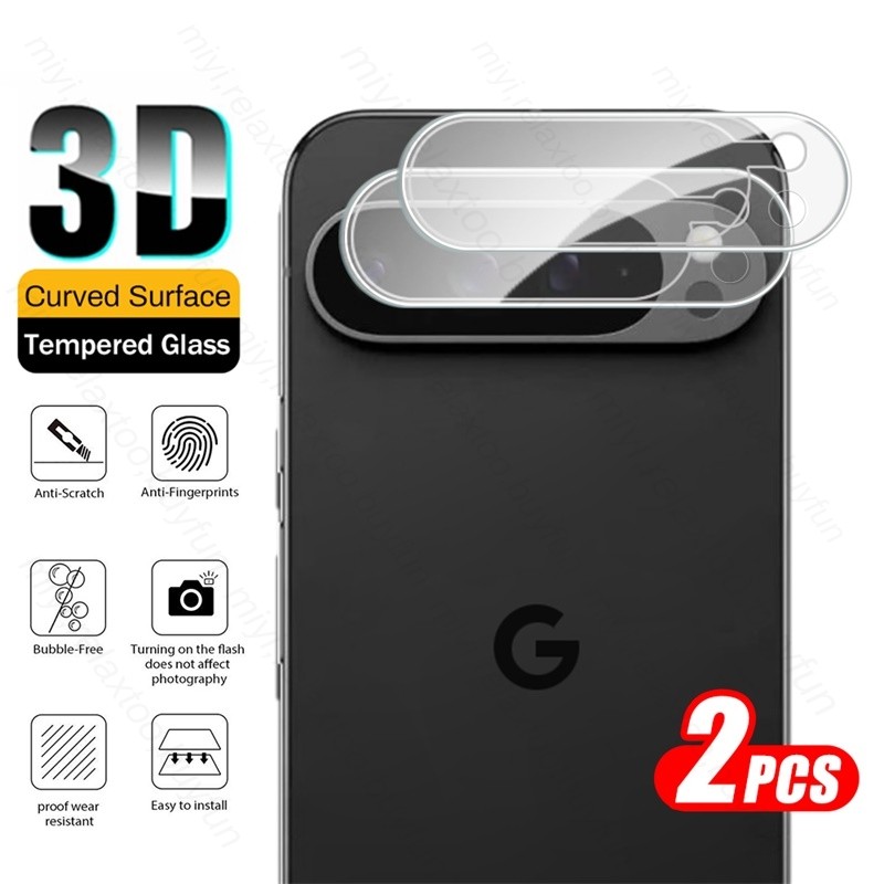 สําหรับ Google Pixel 9 Pro XL พิกเซล9 9Pro 9A 9ProXL Pixel9Pro Pixel9ProXL Pixel9A 5G 3D แบบบูรณาการกล้องเลนส์ป้องกันหน้าจอเต็มรูปแบบป้องกันกระจกกลับฟิล์ม ราคา ถูกที่สุด ดีลบีเคเค แกลเลอรีภาพที่ 9