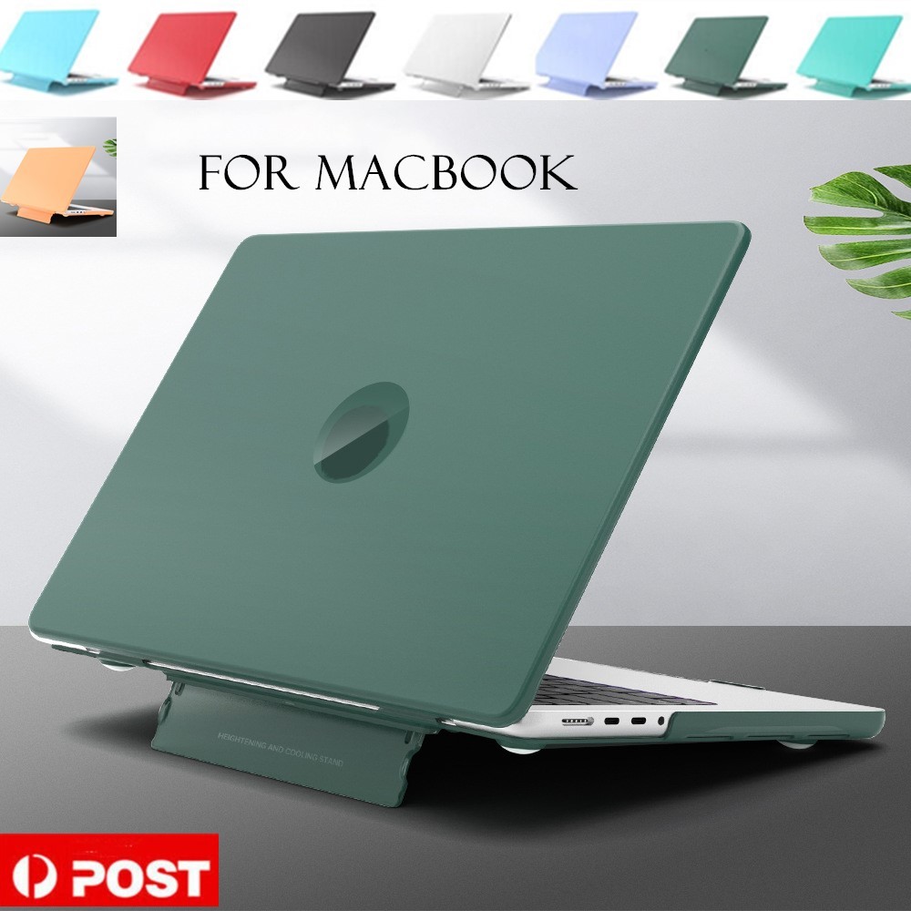 โลโก้ตัดสําหรับ Macbook Pro 13 "A1989 2018 / A2159 2019 แล็ปท็อปกรณีโปร่งใส Glossy PC Hard Skin ปลอก