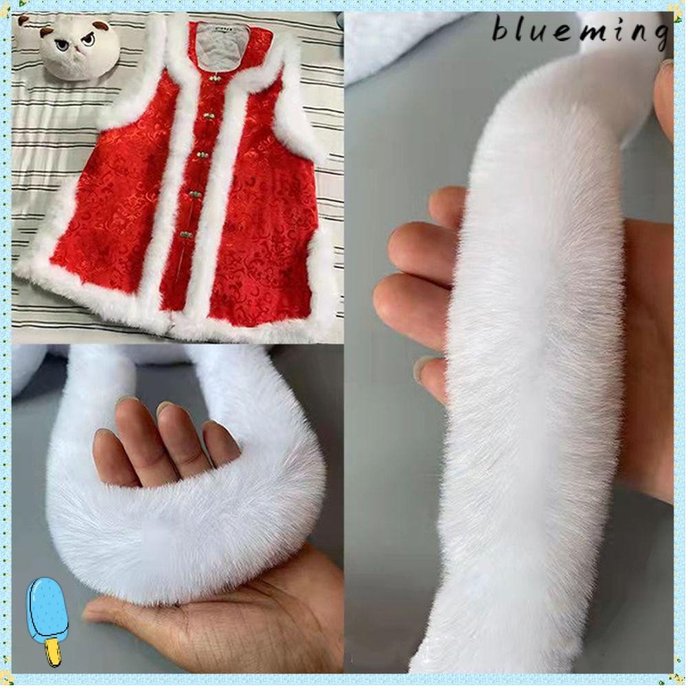 Blueming2 Furry Ribbon Scarf Trimming Ribbon Furry Fluffy 100cm
