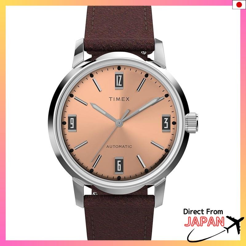 Timex Watch Marlin Automatic Copper Dial Self-winding 5ATM Water Resistant Acrylic 40mm TW2W33800 Br