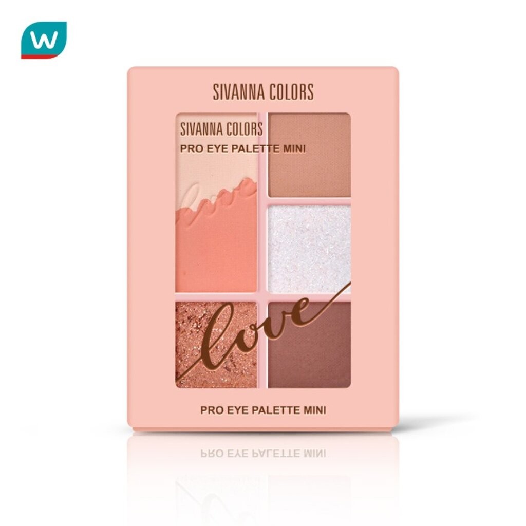 Sivanna ซีเวนน่า คัลเลอร์ โปร อาย พาเลท มินิ 6ก. 03 แบ รบราวท์