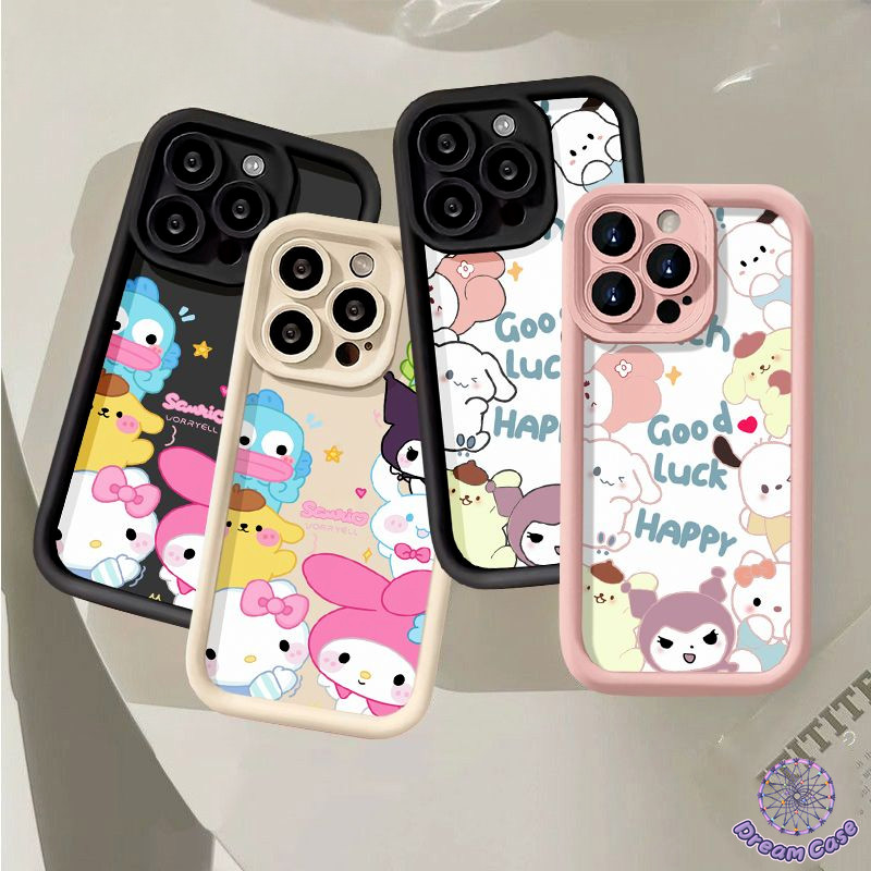 การ์ตูนคุโรคุมิน่ารักเมโลดี้เคส Tpu สำหรับ Vivo Y36 Y02 Y17 Y78 Y12i Y12s Y21 Y27 Y15s Y15 Y20 Y17s Y33s Y22 Y100i