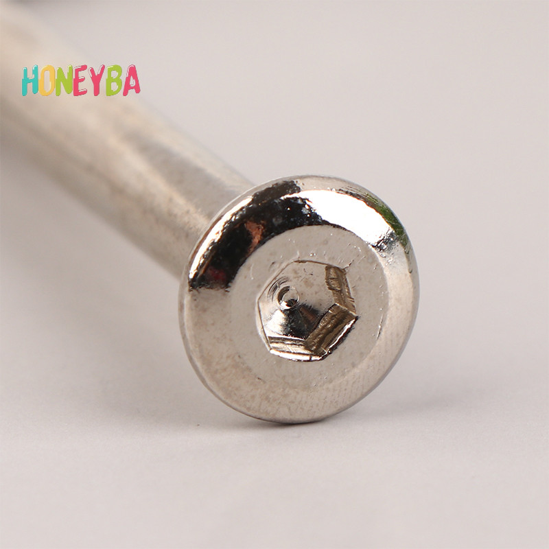 <Honeyba> 2sets สกรูกระเป๋าเดินทาง สแตนเลส อุปกรณ์เสริมกระเป๋าเดินทาง สลักเกลียวล้อกระเป๋าเดินทาง Nice