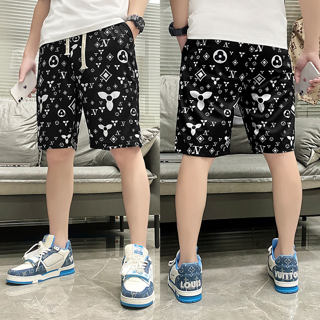 CF.HOME กางเกงขาสั้น กางเกงขาสั้นชายหาดเอวยางยืด ใส่ได้ทั้ง (ชญ) เอว28“-40 รุ่นDK8003 ผ้าบางแห้งเร็ว สวมใส่สบายทุกเทศกาล