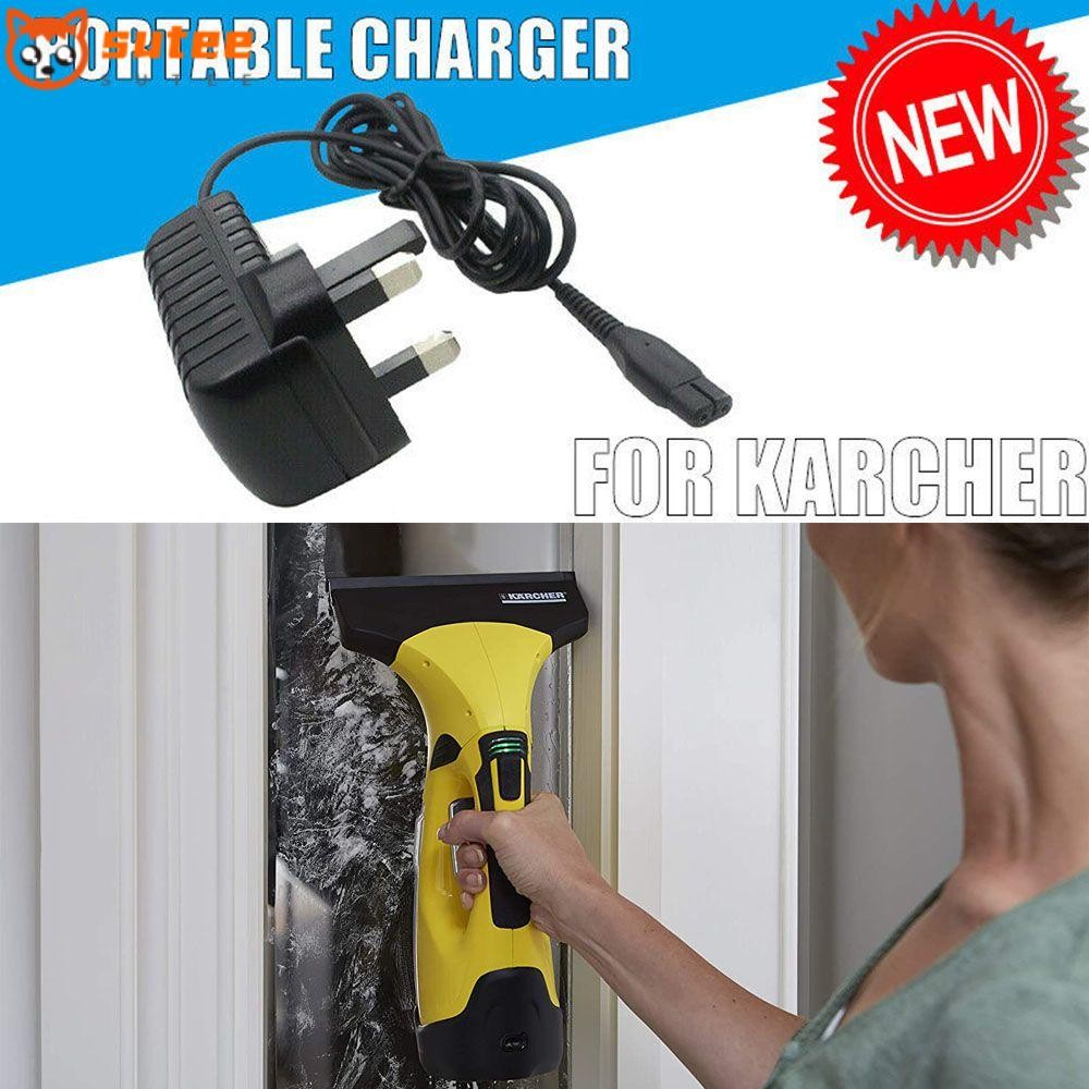 Sutee อะแดปเตอร์เครื่องดูดฝุ่นสําหรับ Karcher Charger Dual แรงดันไฟฟ้าแบบพกพา UK Charger สําหรับ Karcher