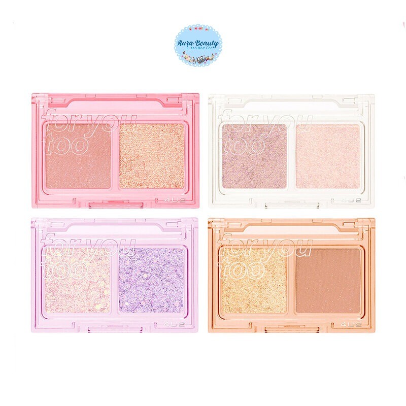 🔹 4U2 For You Too Eyeshadow 1.8g โฟร์ยูทู อายแชโดว์เนื้อแมทและเนื้อเจลลี่
