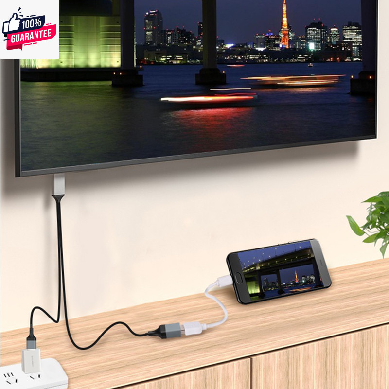 สายต่อศัพท์tv 3in1 สาย HD Cable สายต่อเข้ีวี สายต่อมือถือ tv สายต่อจากมือถือเข้ีวี Mobile Phone HDTV