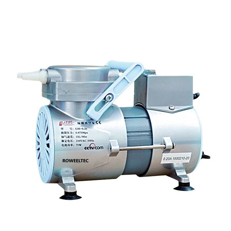 Oil Free Diaphragm Vacuum Pump 15L/m 75W 0.075Mpa 250mbar GM-0.20 GM-0.2 a
