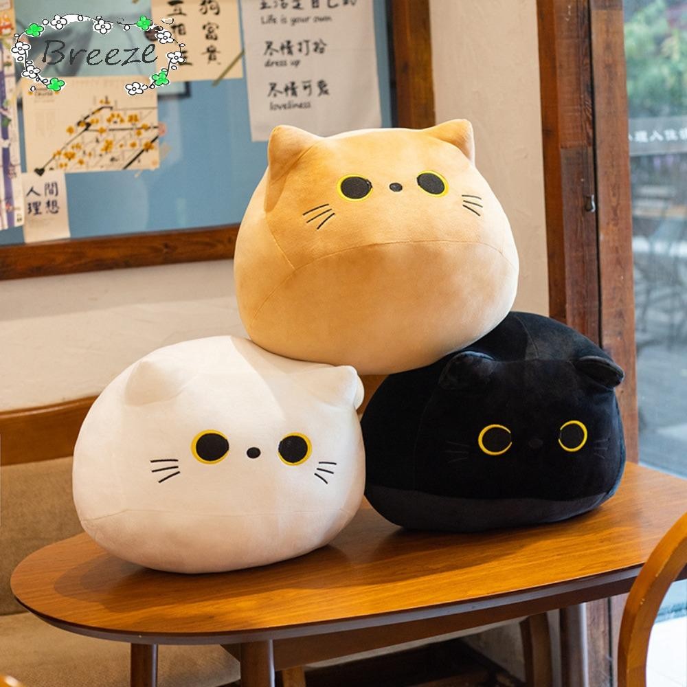Breeze 10/30 ซม.InsแมวดําPlushของเล่นตุ๊กตาแมวจี้ขนาดเล็กCuddyหมอนเบาะตุ๊กตาสําหรับสาวของขวัญPlushieตุ๊กตาของเล่นเด็กของขวัญ