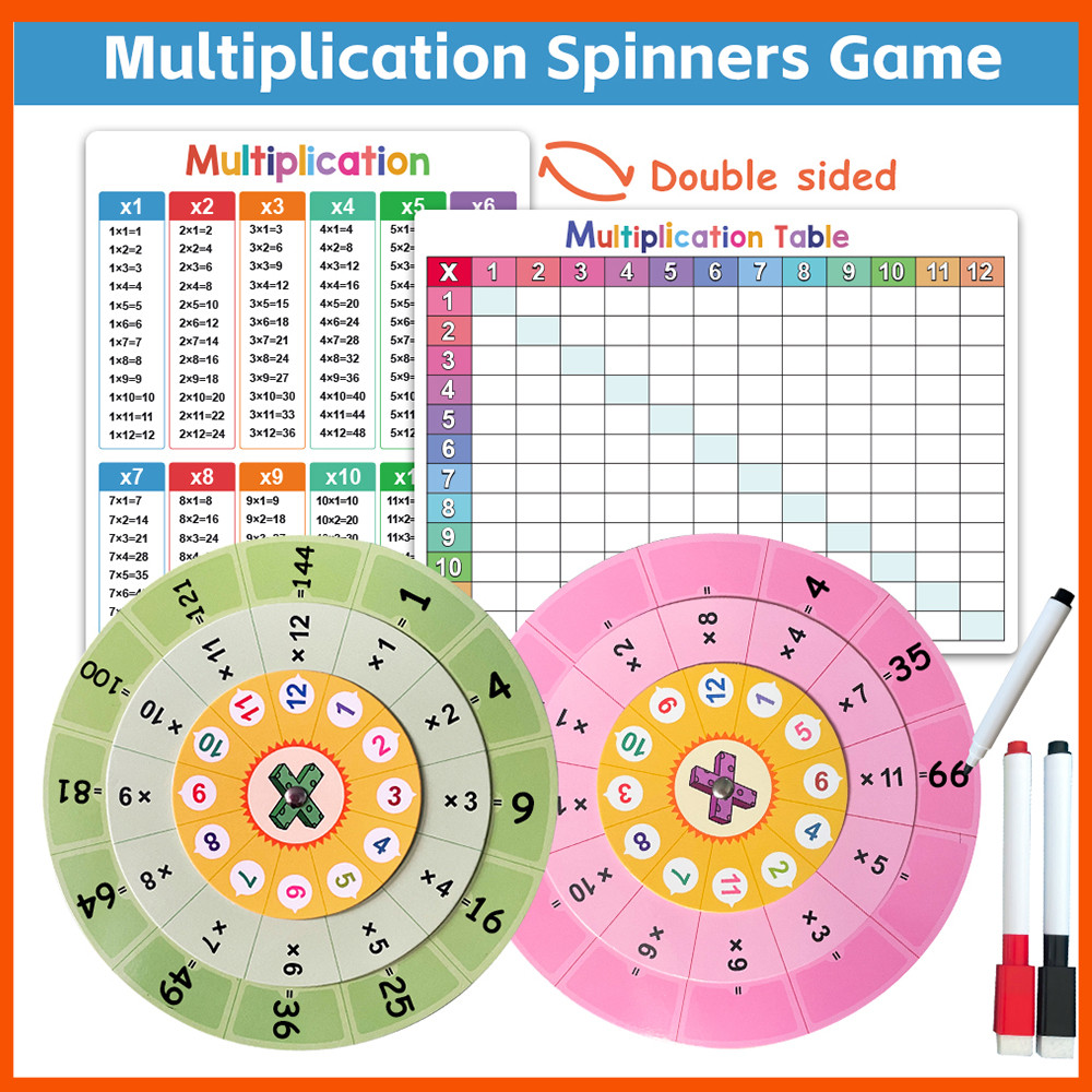 Montessori Learning Cards, Matching Games Multiplication Math Education Card, Training Cards, Kids M