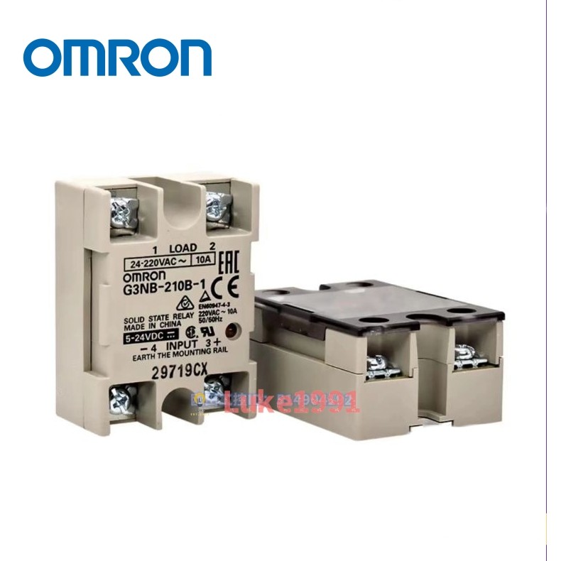 Omron โซลิดสเตตรีเลย์เฟสเดียว G3NB-205B-1, G3NB-210B-1, G3NB-220B-1, G3NB-225B-1, G3NB-240B-1