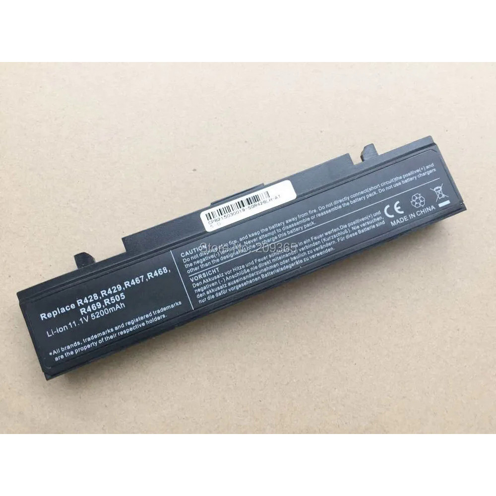 NEW แบตเตอรี่แล็ปท็อป for Samsung RV510 RV511 RV515 RV711 AA-PB9NS6B AA-PB9NC6W AA-PB9NC5B Black