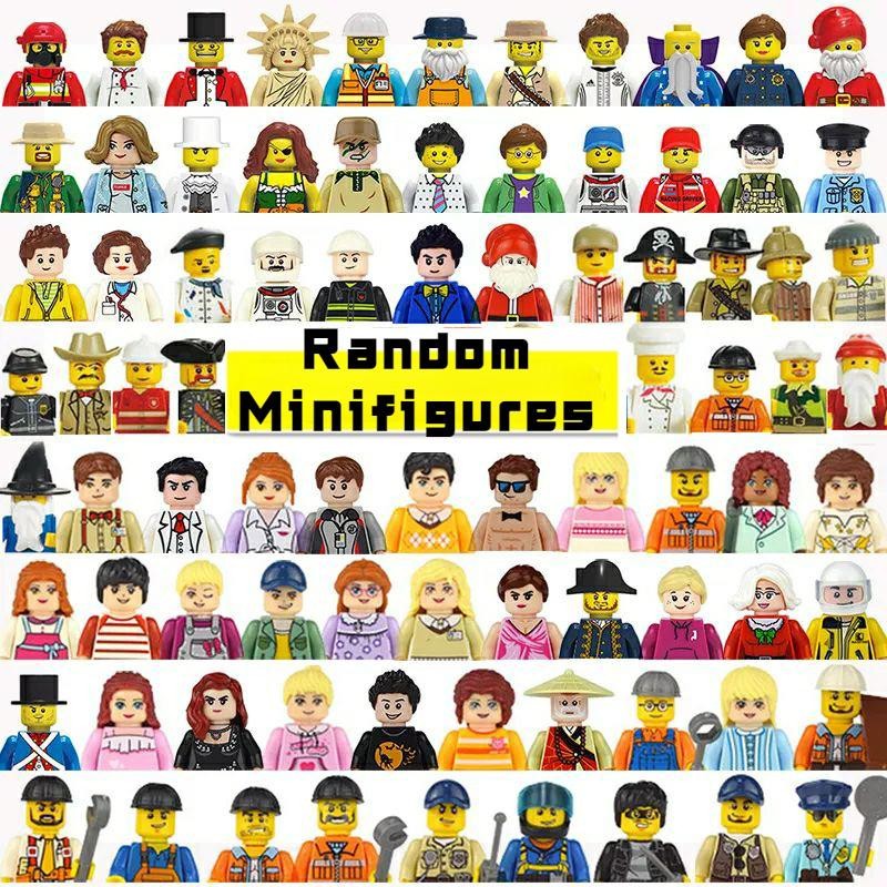 City Minifigure,Random Minifigure Building Blocks Blocks Minifigure Accessories Minifigures